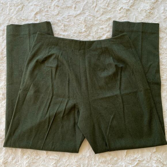 Vintage Etcetera Women's Wool Blend Dress Pants Size 12 Straight Leg Trousers - Picture 7 of 11